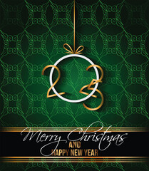 2025 Happy New Year and merry christmas background for your seasonal invitations, festive posters, greetings cards.