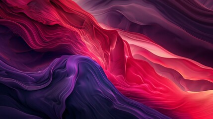 Obraz premium gradient swirls in red and purple colorful abstract swirl