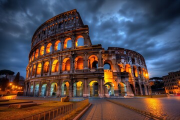 Fototapeta premium Roman Colosseum in Italy