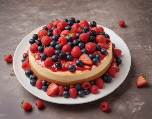 pie with berries