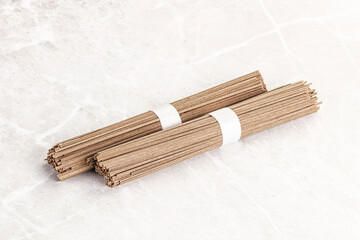 Asian aw soba bukwheat noodle