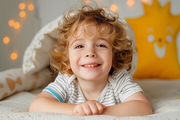 Fototapeta premium Happy with smiley kid