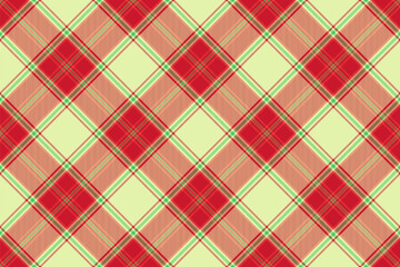 Plaid tartan textile of vector pattern check with a fabric background texture seamless.