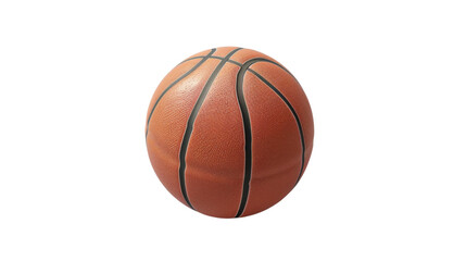 Basketball ball on white background 