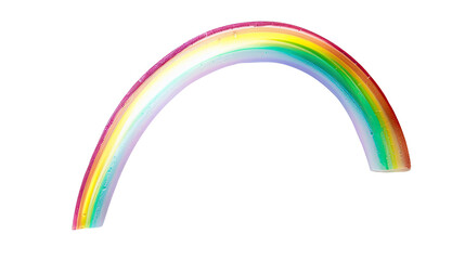 Fototapeta premium Rainbow colors on a transparent background