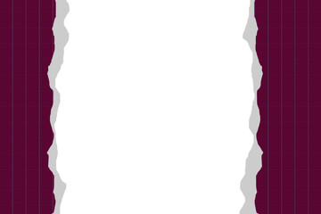 Torn paper checkered background
