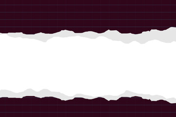 Torn paper checkered background