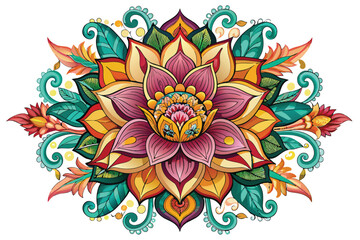 Colorful Blossom Ornament