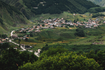 Mountain Village In Summer
