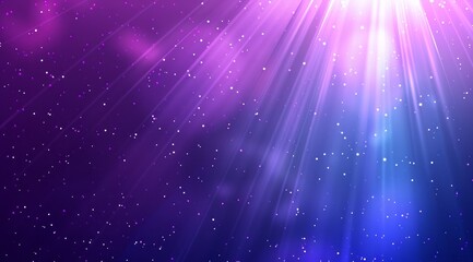 Smooth purple and blue neon light rays against a dark background, designed for high-impact presentations