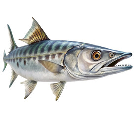 Obraz premium saltwater predator barracuda Web