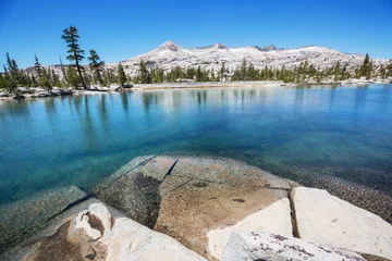Fleecedeken met foto Lake in Sierra Nevada © Galyna Andrushko
