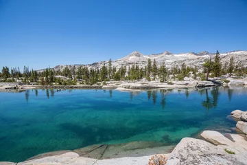 Fleecedeken met foto Lake in Sierra Nevada © Galyna Andrushko
