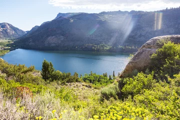 Fleecedeken met foto Lake in Sierra Nevada © Galyna Andrushko