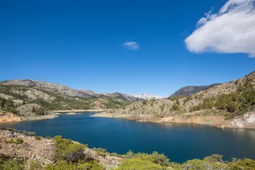 Fleecedeken met foto Lake in Sierra Nevada © Galyna Andrushko