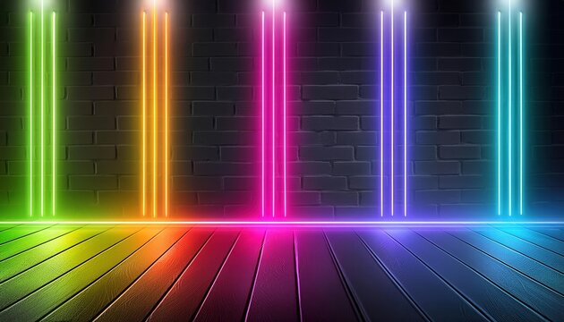 Different phosphor coatings on neon tubes can change the emitted color.Neon lights are used in art installations for their aesthetic appeal. 