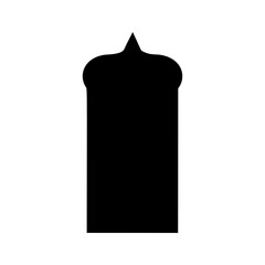 Arabian window icon vector. Window illustration sign. Arabic style symbol or logo.