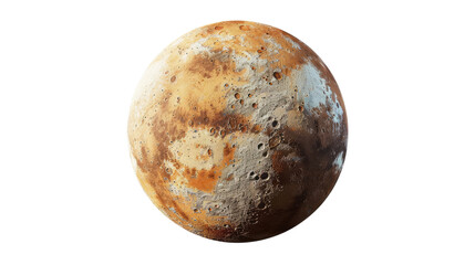 Mars on a transparent background