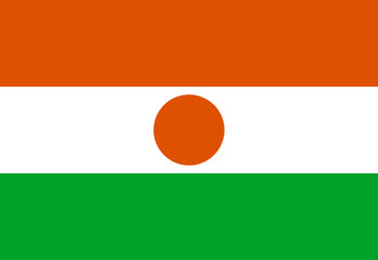 Niger flag illustrator country flags