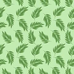 Abstract seamless botanical pattern Beautiful seamless vector pattern