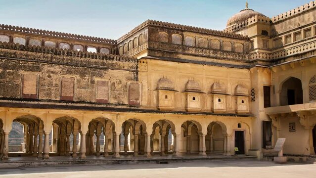 Amer Fort (Amber Fort and Amber Palace), a town near Jaipur, Rajasthan state, India.