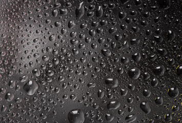 ガラスに着いた水滴