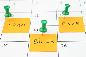 Paying your montly bills on time.