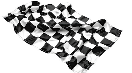 Finish flag on a transparent background