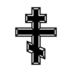 Orthodox cross icon, Christian cross symbol