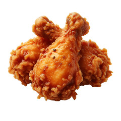 Chicken isolated on transparent background.