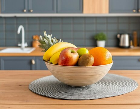 Des fruits dans un saladier 