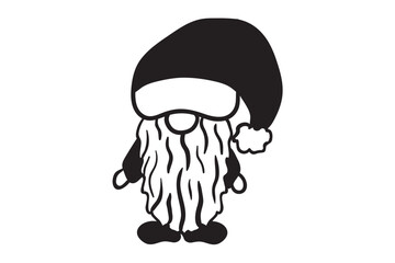 Gnomies SVG, Merry Christmas SVG, Christmas SVG, Christmas Clip Art, Christmas Doodle, Hand Drawn, Cartoon, Christmas Gnomes Svg, Cut File for silhouette cameo cricut iron on transfer

