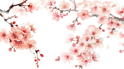 Fototapeta premium Orchid flower on white background