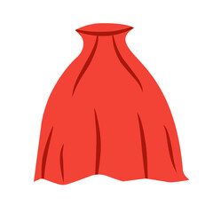 Superhero red cape 