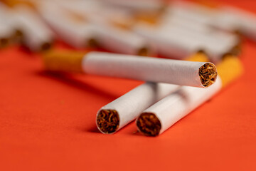 dangerous to health tobacco leaves for smoking in a cigarette