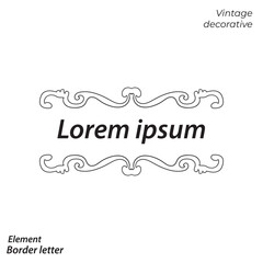 border, aesthetic, vintage and vector border design elements