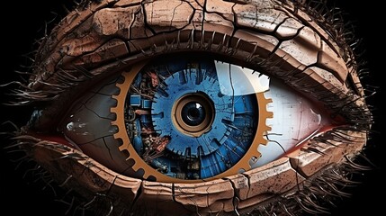 Obraz premium eye in the eye
