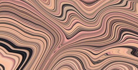 Obraz premium abstract swirl curved lines marmer marble pattern dynamic fluid flowing waves texture and curves with noise