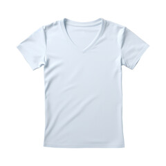 V-neck white t-shirt mockup