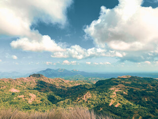 View at the top of Mount Batulao, Batangas, Philippines