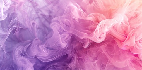 Smoke in pink and purple colors.