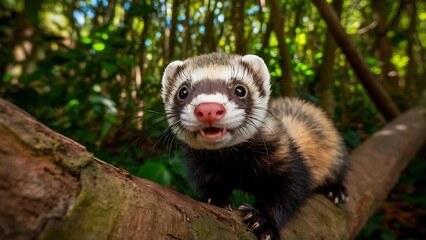 A Ferret portrait (High Quality Wallpaper Wild PhotoGraphy)