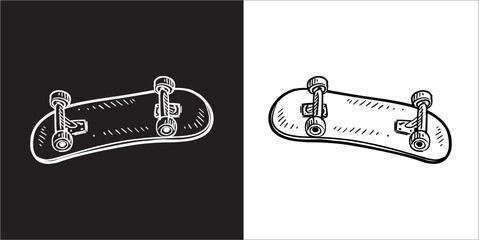IIlustration Vector graphics of Skate icon