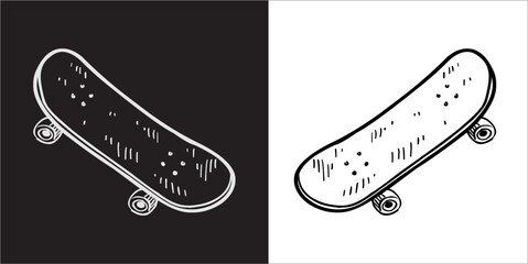 IIlustration Vector graphics of Skate icon