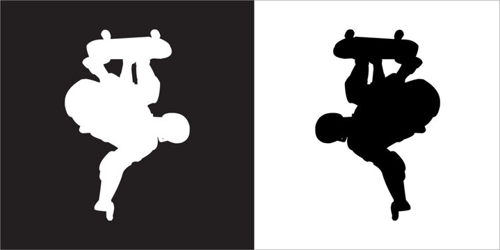 IIlustration Vector graphics of Skate icon