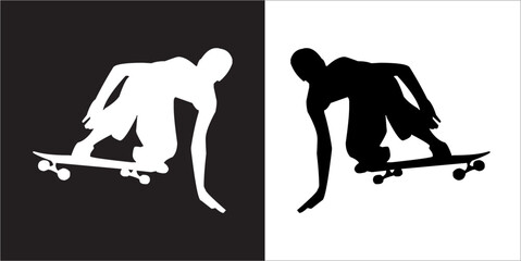 IIlustration Vector graphics of Skate icon