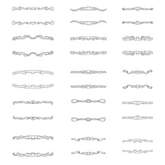 border, aesthetic, vintage and vector border design elements