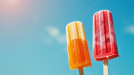 Two Popsicles on a Sunny Day