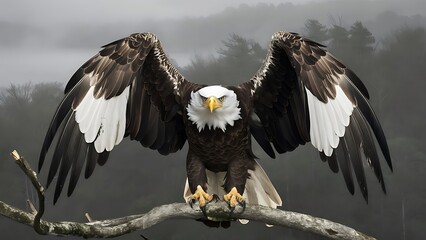 Fototapeta premium American Bald Eagle (High Quality Wallpaper Wild PhotoGraphy)