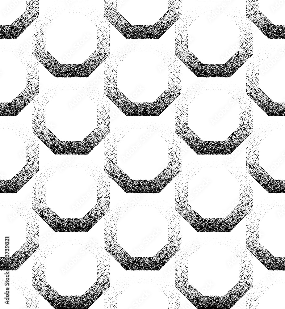Poster octagon geometric oriental lattice seamless pattern transparent abstraction